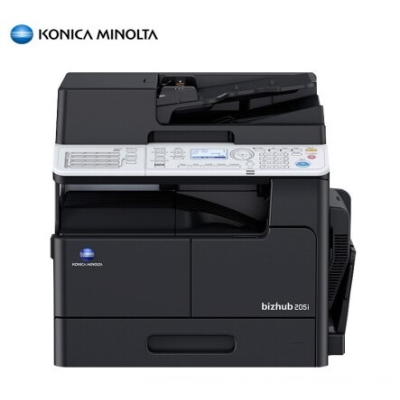 柯尼卡美能達 KONICA MINOLTA bizhub 205i A3黑白數(shù)碼復合機(雙面輸稿器+單紙盒）bizhub 206升級版免費安裝